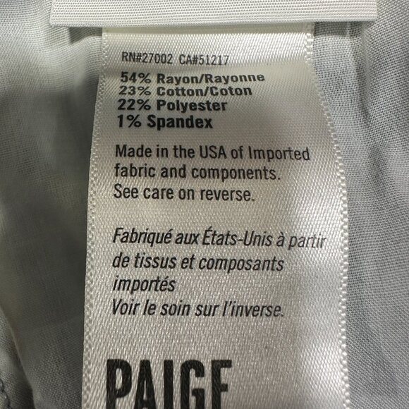 Paige Jeans Womens 26 Verdugo Ankle Cotton Stretch Medium Wash Pockets - Picture 6 of 9